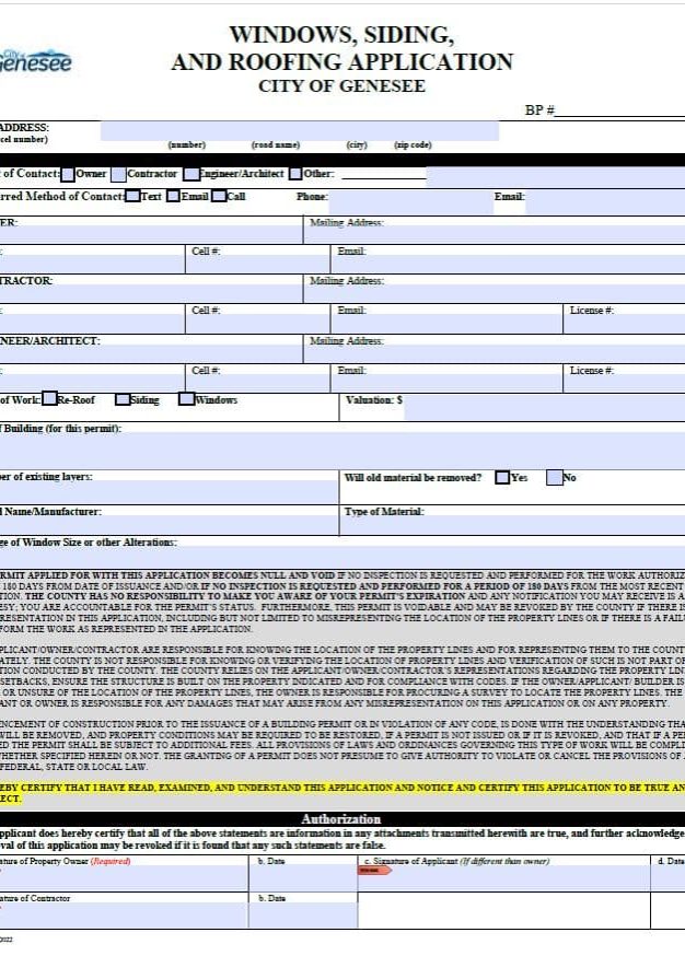 Capture Windows, Siding, Roofing Application